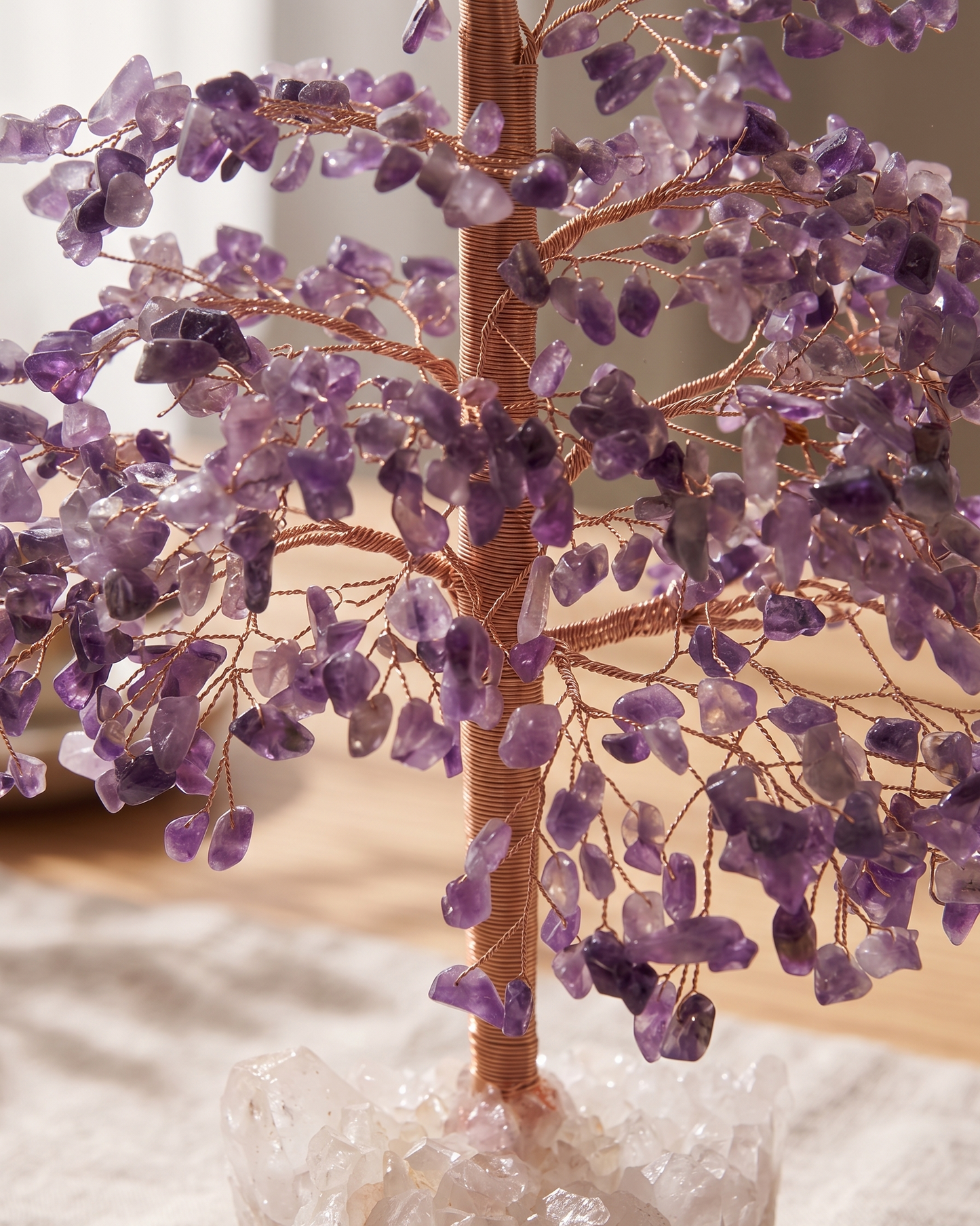 The Insight Manifest - Amethyst & Clear Quartz Tree
